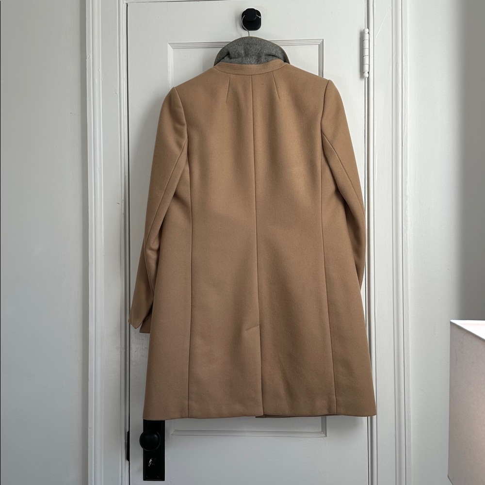 Banana Republic Tan Wool-Blend Single-Button Trench Coat - Picture 7 of 12